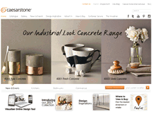 Tablet Screenshot of caesarstone.sg